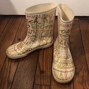 Coach Rain Boots